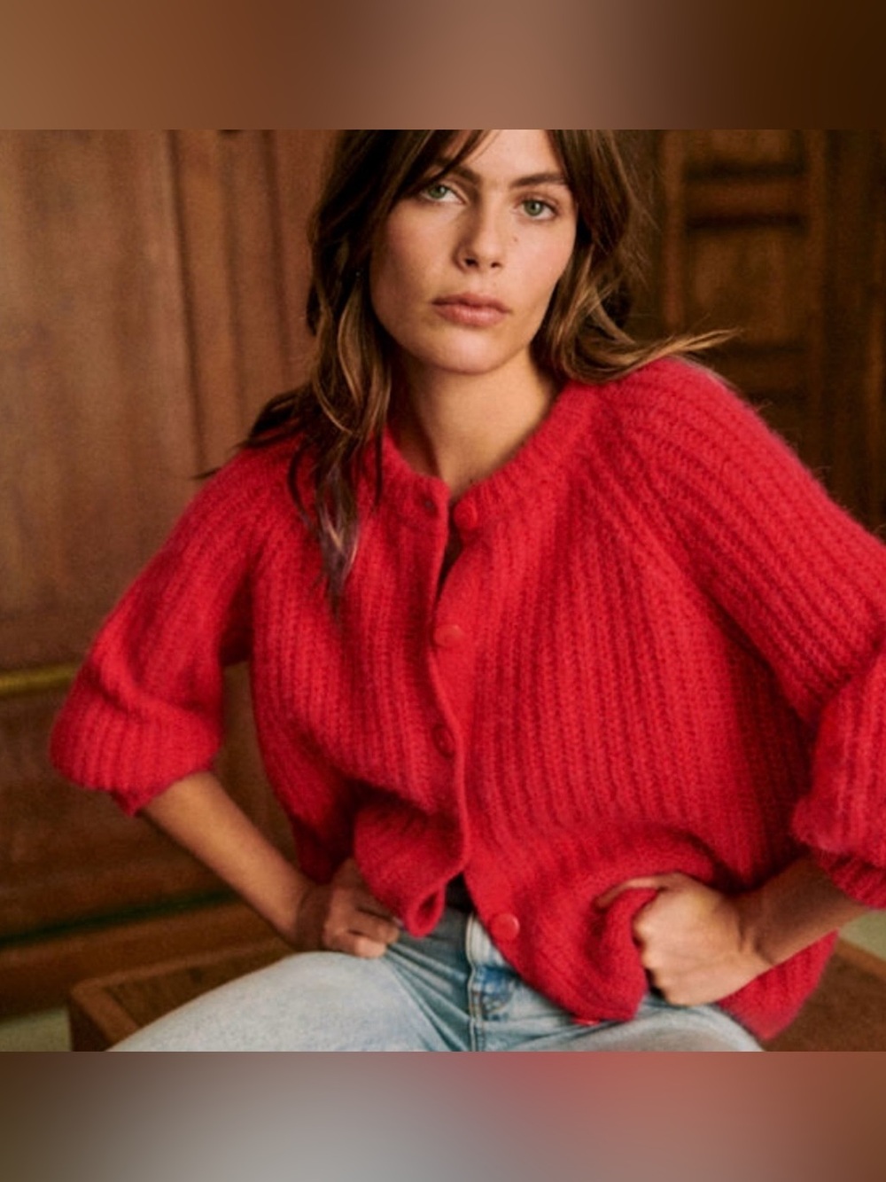 Sezane Emile Cardigan Sweater - Picture 4 of 9